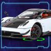 1/24 Pagani Huayra BC Alloy Sports Model Diecast Metal Racing Car Vehicles Model Simulation Sound Light Collection Kids Toy Gift