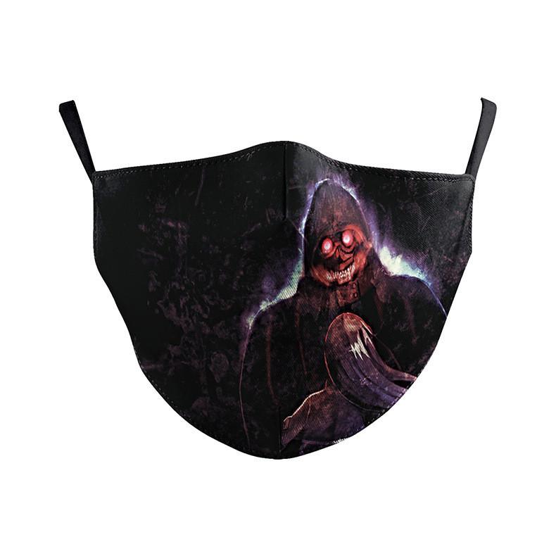 Funny Digital Print Cotton Face Mask Fashion Creative Dustproof Reusable Daily Protective Face Cover