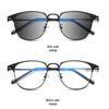 Unisex Smart Photochromic Presbyopic Glasses: Fashionable, HD, Anti-Blue Light, Ultrathin Design