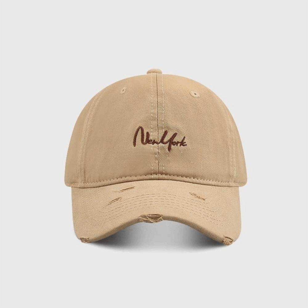 New York Letter Baseball Cap Breathable Sports Visor Casual Sun Hats  Men Women