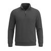 Men S Casual Half Zip Stand Collar Long Sleeve Sweatshirt Spring Autumn