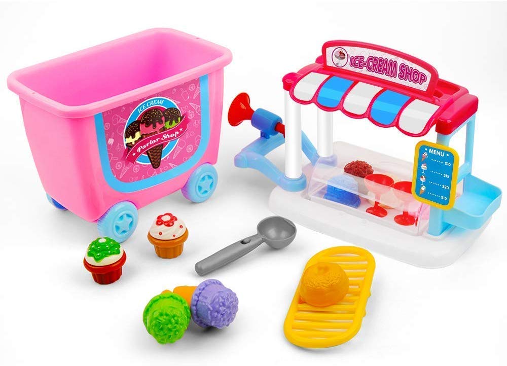 Ice Cream Shop Play Set with Ice Cream a play shop for Perfect as a birthday or Christmas gift for girls aged A stylish set for pretend this cute ice