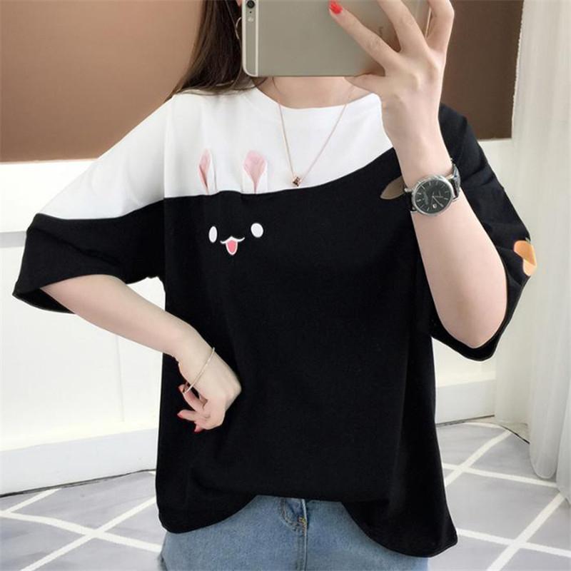 Women Cute Tops T Shirt Korean Clothes 