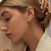 Drperfect 1pc Stainless Steel 16G Cartilage Earrings Stud Hypollergenic Stainless Steel Stud Earrings Butterfly Heart Piercing