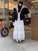 Elegant Korean Style Lace and Gauze Puffy Skirt - 2026 Early Spring/Autumn Collection