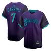 Vyšívané Arizona Diamondbacks č.. 7 Carroll Pánský dres Baseballová uniforma