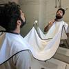 Men's Bathroom Shaving Aprons Waterproof Universa Beard Shaving Apron Adult Bibs Hairdresser Bathroom Cleaning Gift for Men