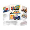 Kids' 3D Wooden Engineering Vehicle Puzzle & Matching Board Toy