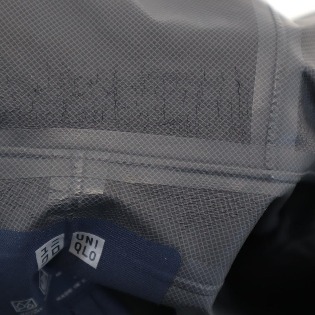 Uniqlo Long Sleeve Block Tech Parker S Navy Men's Used