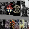 Etui na telefon Sons of Anarchy Dla Iphone 16E 15 Pro 14 Plus 17Air 16 17 Pro Max 12 13 Mini X XS XR 7 8 SE2020 Capa Urocze Pokrowiec TPU C