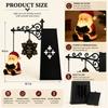 Streetlamp Shape Christmas Bookshelf Lantern Christmas Shelf Light  Bookshelf Decoration