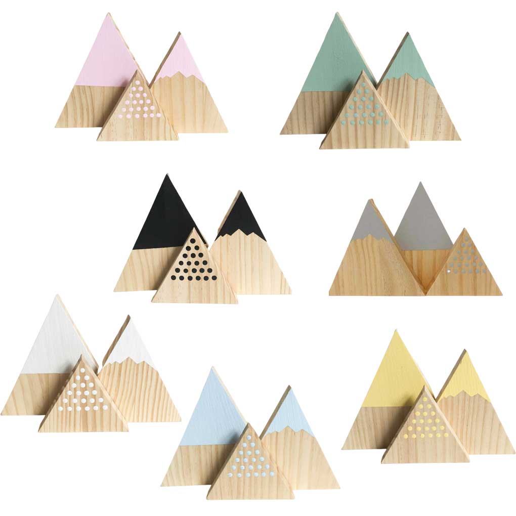 Skandinávský jednoduchý styl Ozdoba ve tvaru trojúhelníku Dekorace do dětského pokoje Módní ozdoby Módní domácí dekorace Dárek