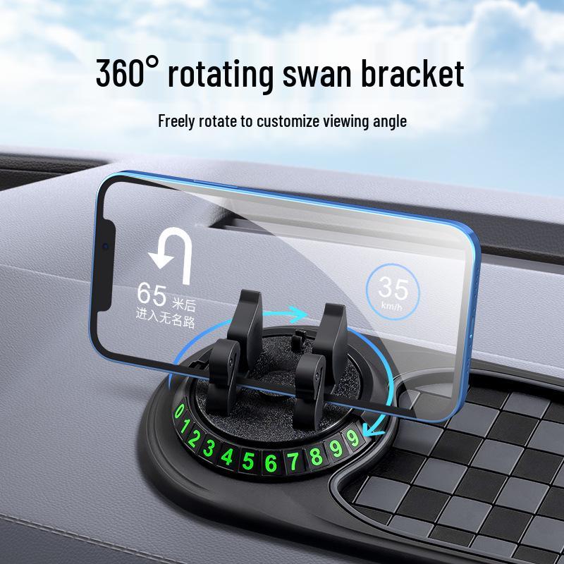 Non-Slip Car Dashboard Mat & Phone Holder for High Temperature