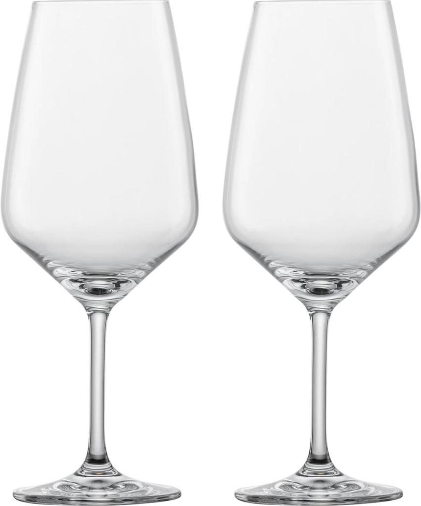 ZWIESEL GLAS Break-Resistant Wine Glasses, Tulip Design, for Red Wine (Bordeaux), Pair of 2, Machine-Made (m123607)