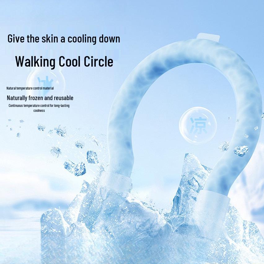 25-Year Ice Cooling Neck Fan: High-Speed, Strong Wind, Hands-Free for Outdoor Sports