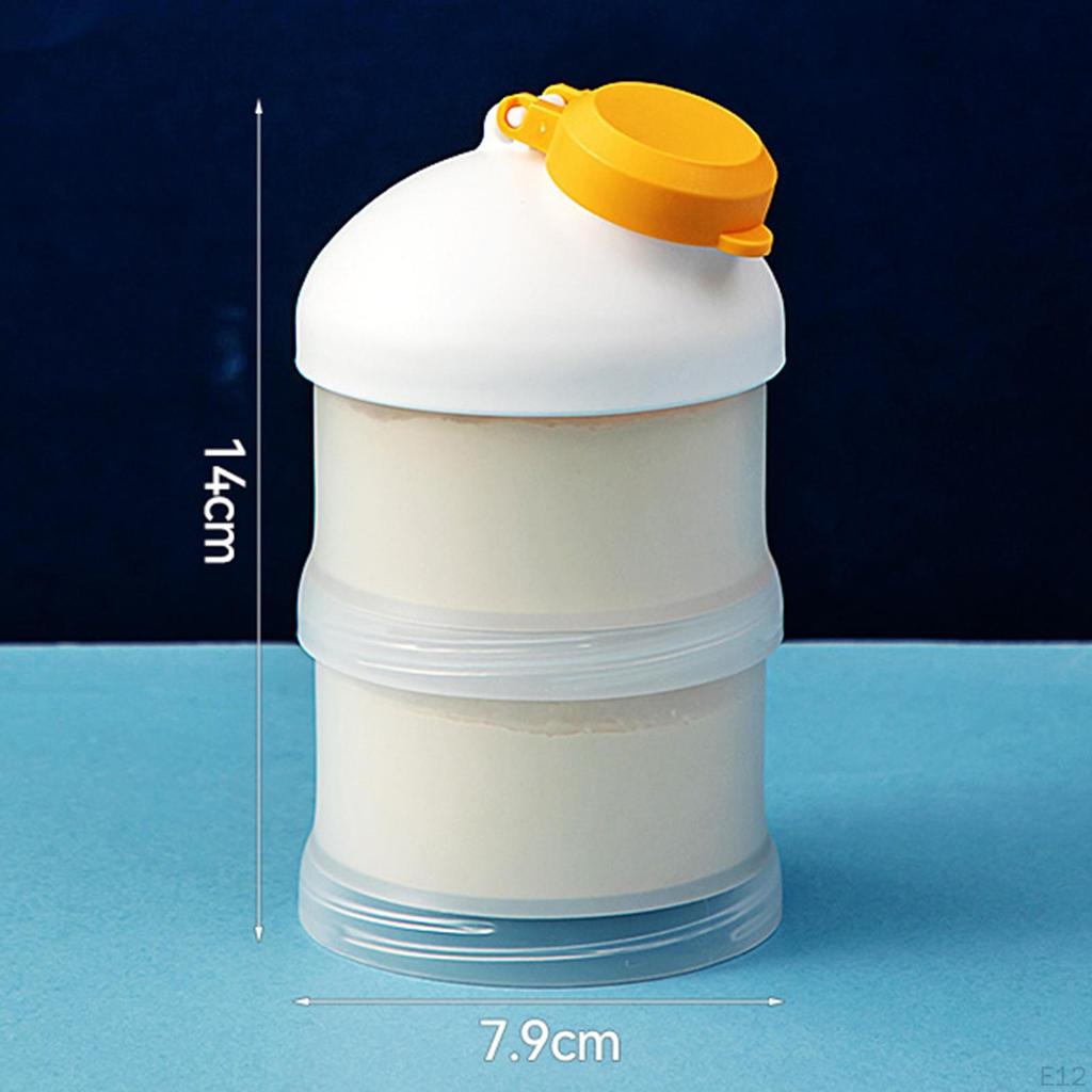 Protein Container Food Storage Clear Stackable Holder Dispenser for Pre Workout