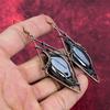 Brinco de Shungite Brinco Enrolado com Fio de Cobre Brinco de Pedra Natural Joias de Shungite Brincos Feitos à Mão Joias de Fio de Cobre Presente de Noivado