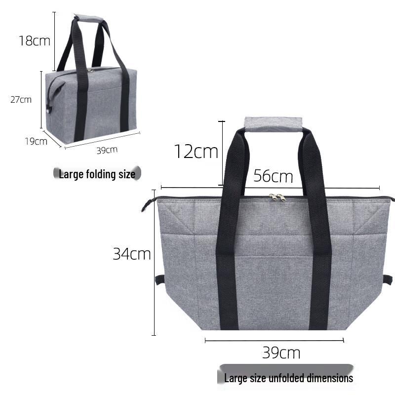 

Zhichu Large Foldable Insulated Shopping Tote Bag