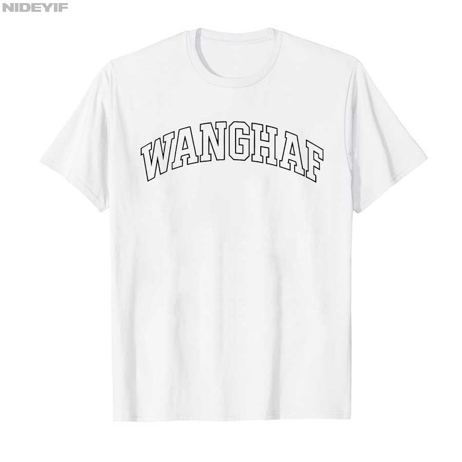 WANGHAF T-shirt For Men Women 100% Cotton T Shirts Short Sleeve Tops 0928-1