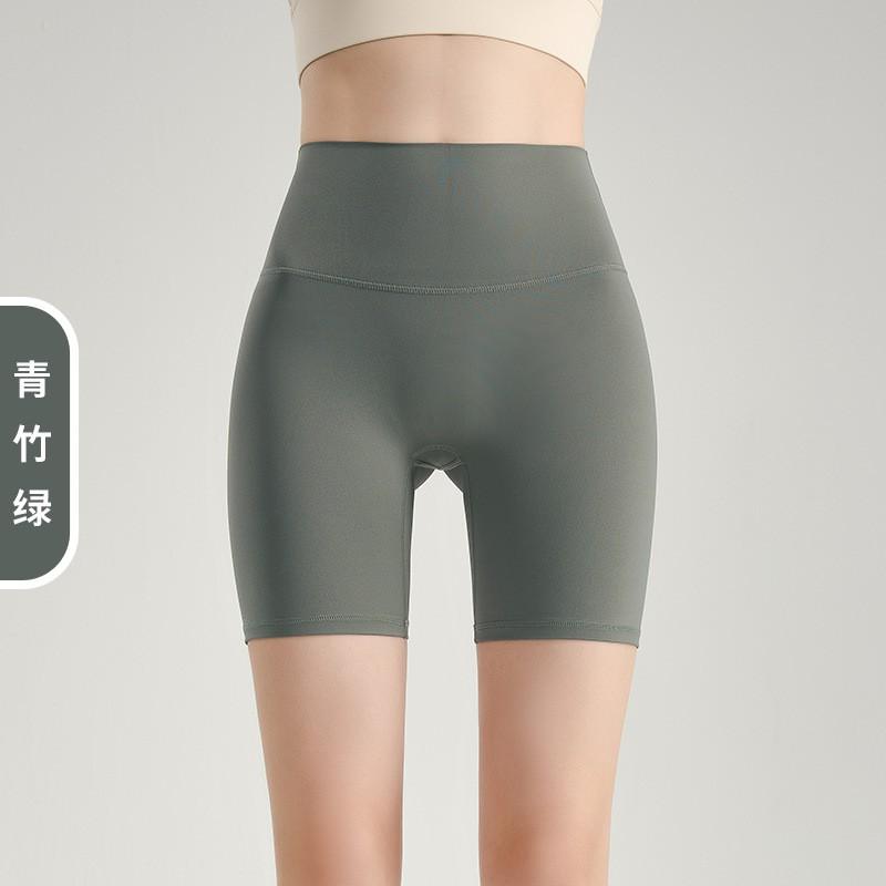 High-Waisted Yoga Shorts Women Breathable Compression 3/4 Leggings Running Gym Cycling Fitness