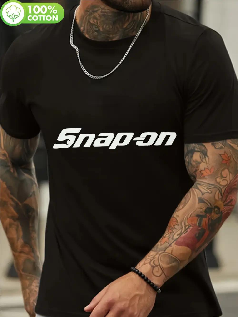

100% Cotton Lightweight Breathable T-shirt with Snap-On Graphic Design - Light Blue Regular Fit Round Neck Tee for Outdoor Training XXXXL