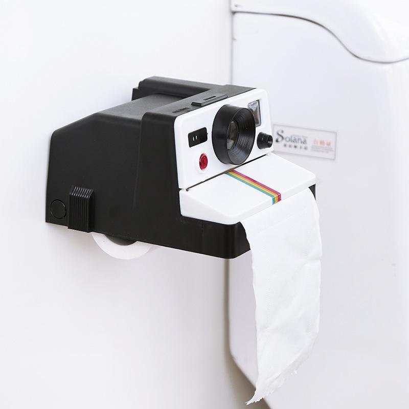 Retro Camera Tissue Box: Cute and Creative Bathroom Toilet Paper Holder & Dispenser