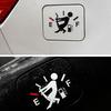 Autostickers Hoge Brandstofconsumptie Stickers Boze Jongens Brandstofmeter Leeg Stickers Auto Waterdicht DIY Decor