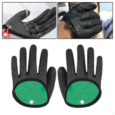 Fishing Gloves Puncture Resistant Proof Water Nonslip