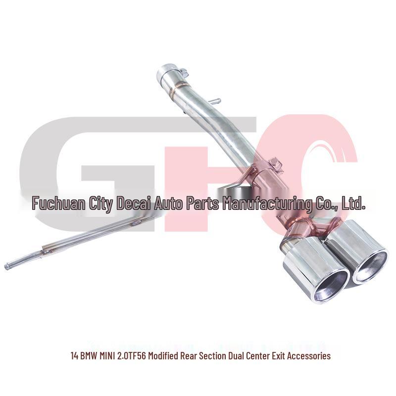 

Compatible Rear Dual Center Outlet for 2014 BMW MINI 2.0T F56 Modified Exhaust Pipe