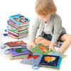 Cloth Book For Early Education Toys 4-Page 8-Sided English Palm Book Books For Kids Manga Book English For Child Kids