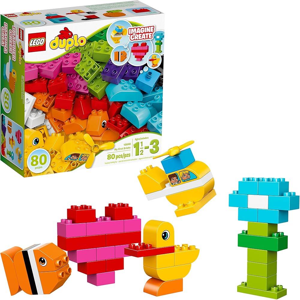 Lego Duplo My First Bricks 10848 Building Set with Colorful Blocks for Toddlers