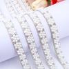 DIY Self-Adhesive Pearl Rhinestone Chain for Jewelry and Clothing Accessories