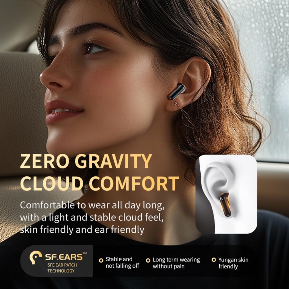 Căști intraauriculare cu ecran tactil nou BT 5.4 ANC Căști fără fir cu reducere a zgomotului cu husă de încărcare Căști sport la modă