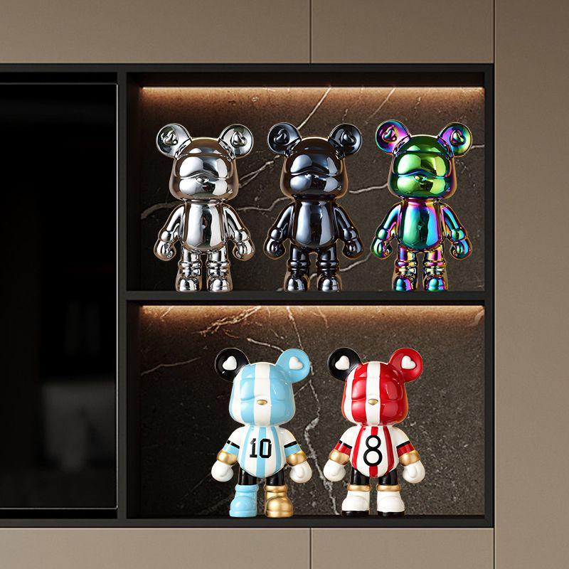 Trendy Beer Figuur Spaarpot - Creatieve Cartoon Decoratie voor Moderne Woonkamers