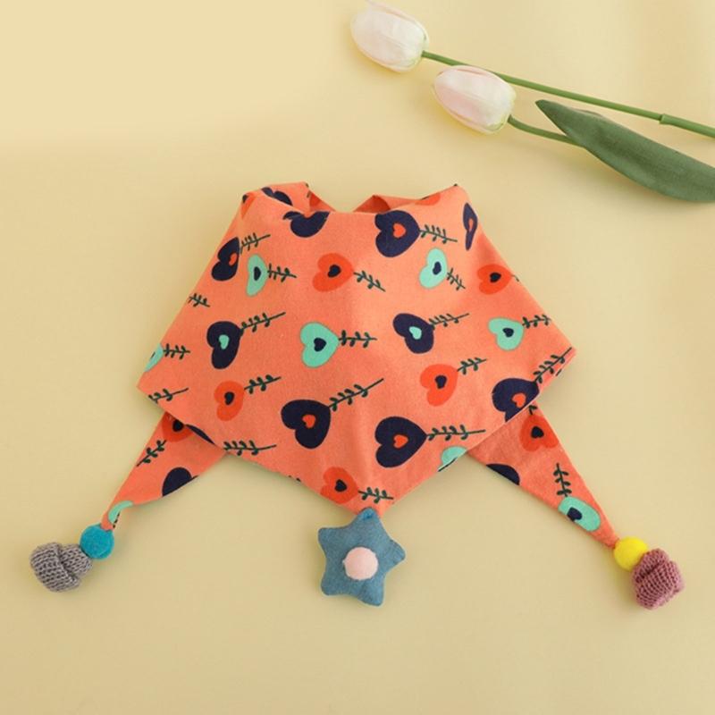 Cute Children Scarf Versatile & Warm Shawl Cotton Baby Neck Towel Multi Functional Scarf Lightweight for Boys & Girls