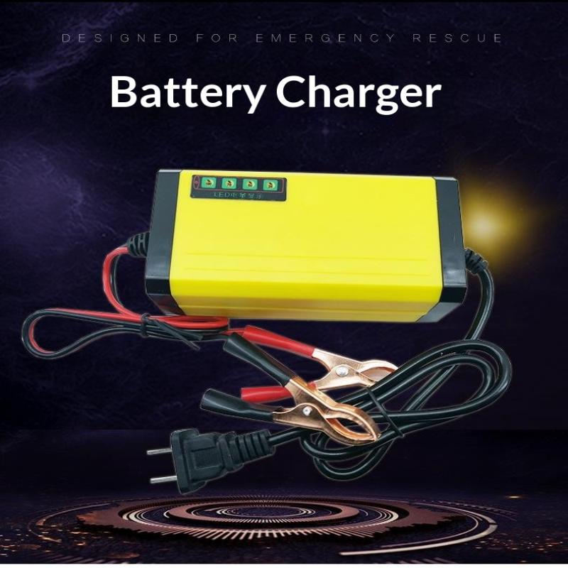 12V 2A Car Battery Charger 220V Power Pulse Repair Charger Wet Dry Lead Acid Battery Led Display Moto Truck Battery Charger