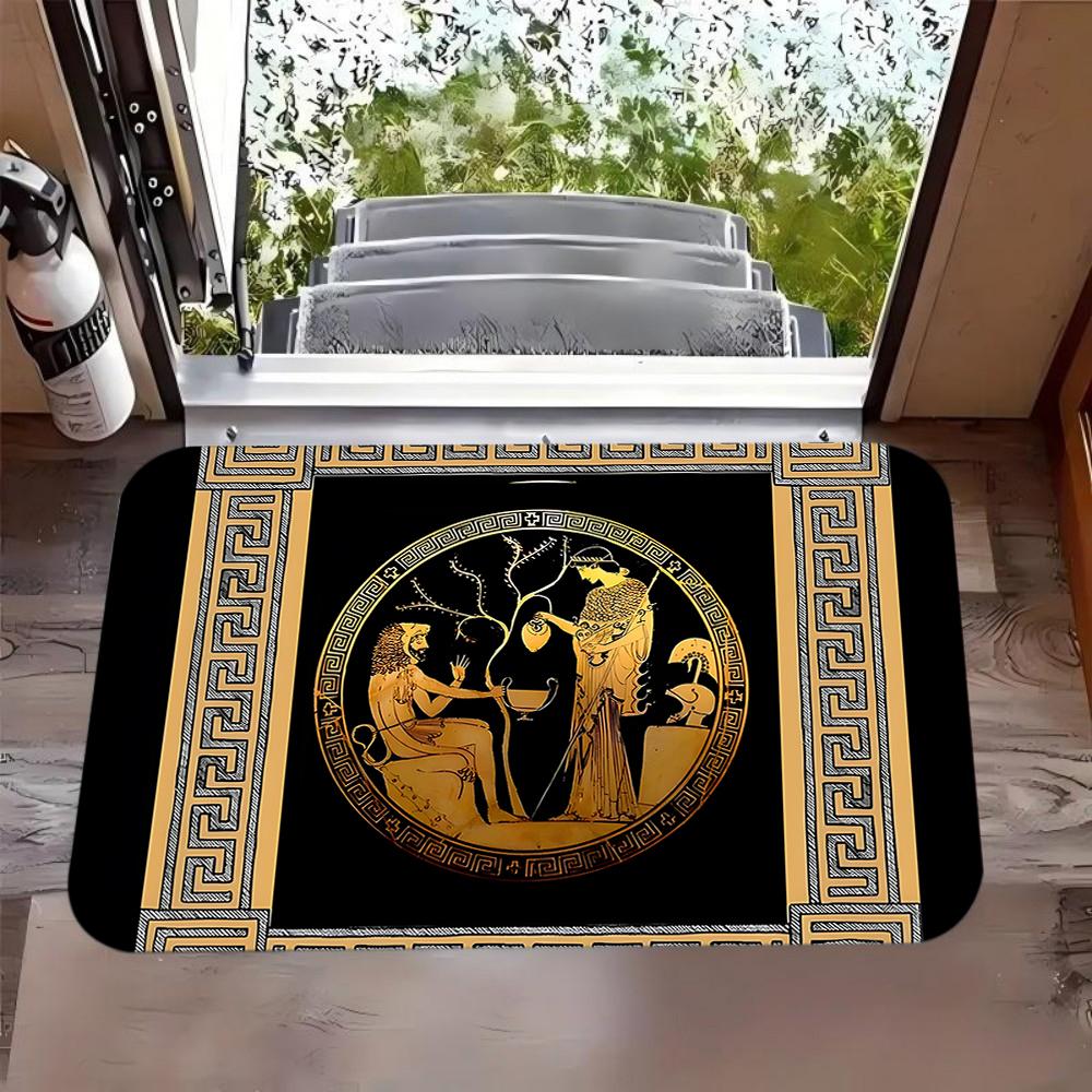 Luxury VIP Only Doormat Black Gold Letter Print Entry Rug Soft Non-slip Home Decor Welcome Floor Mat Indoor Outdoor Decor Carpet