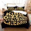 King Gizzard & The Lizard Wizard Bedding Set Duvet Cover + 2 Pillowcases Neo Psychedelic Rock Retro Bedroom Decor