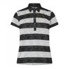Womens/Ladies Bordered Stripes Polo Shirt