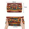 Wide Boho Print Headband Elastic Turban Headwear Casual Bohemian Hair Bands  for Yoga Biker