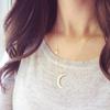 New Minimalist Pendant Women's Necklaces Cross Leaf Silver Color Knot Design Female Neck Jewelry Infinity Multilayers Collares