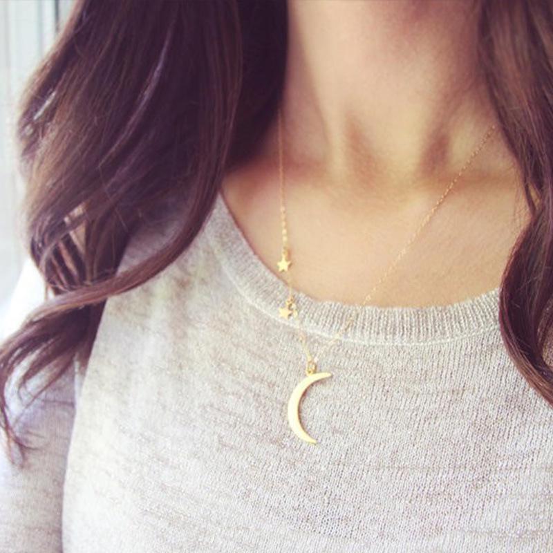New Minimalist Pendant Women's Necklaces Cross Leaf Silver Color Knot Design Female Neck Jewelry Infinity Multilayers Collares