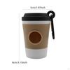 Coffee Cup Shape Dog Waste Bag Dispenser 3.2×2inch Accessory with Clip Versatile