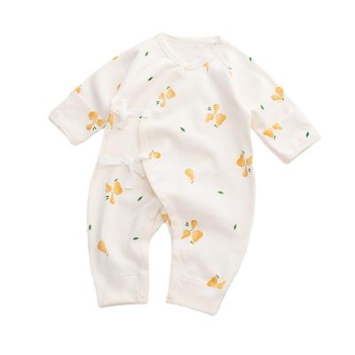 YIN OON Newborn Undershirt Combination Long Sleeve Front Baby Baby Baby Gift Pear 52 Clothes, Romper, Undershirt, Coverall, Opening, Clothes,