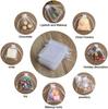 100 Stück/Los Organza Kordelzugbeutel 7x9 9x12 13x18 15x20 Kleine Geschenkbeutel für Hochzeit Schmuck Party Dekoration Verpackung