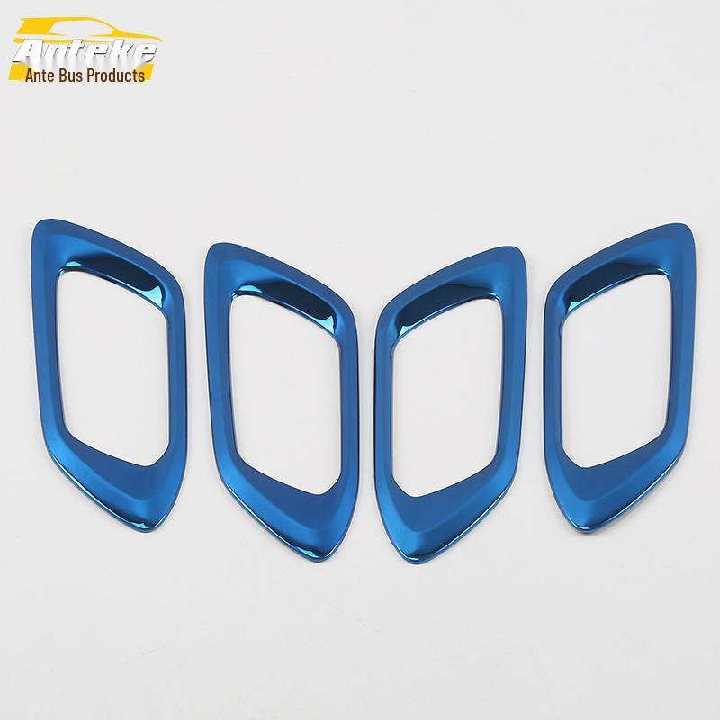 18 GS4 Interior Door Handle Decorative Frame & Armrest Bright Ring Patch Accessories