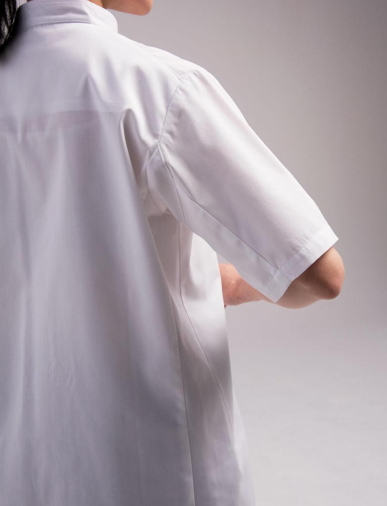 Seven Uniform AA0213 Chef's Coat (Short Sleeve) AA0213-0 White, Size LL