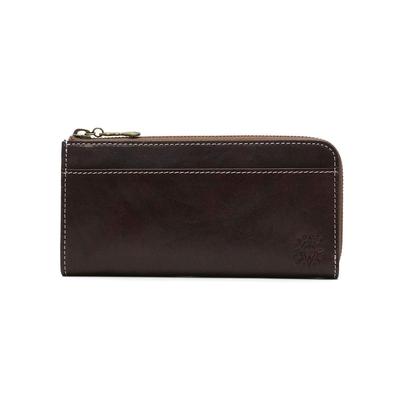 Długi portfel z zamkiem błyskawicznym 0035894 seria Fons Chocolate [Dakota] w kształcie litery L (0034894) DA-34894-41
