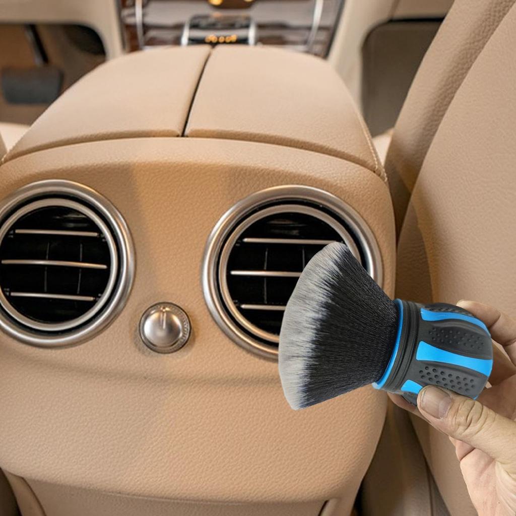 Detail Brush, Soft Car Wash Brush, Detail Brush with Storage Rack, Car Tool Interior