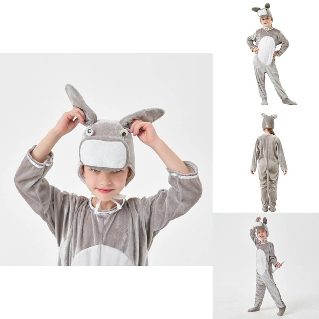 Fun And Comfortable Kids Donkey Costume For Halloween And Play